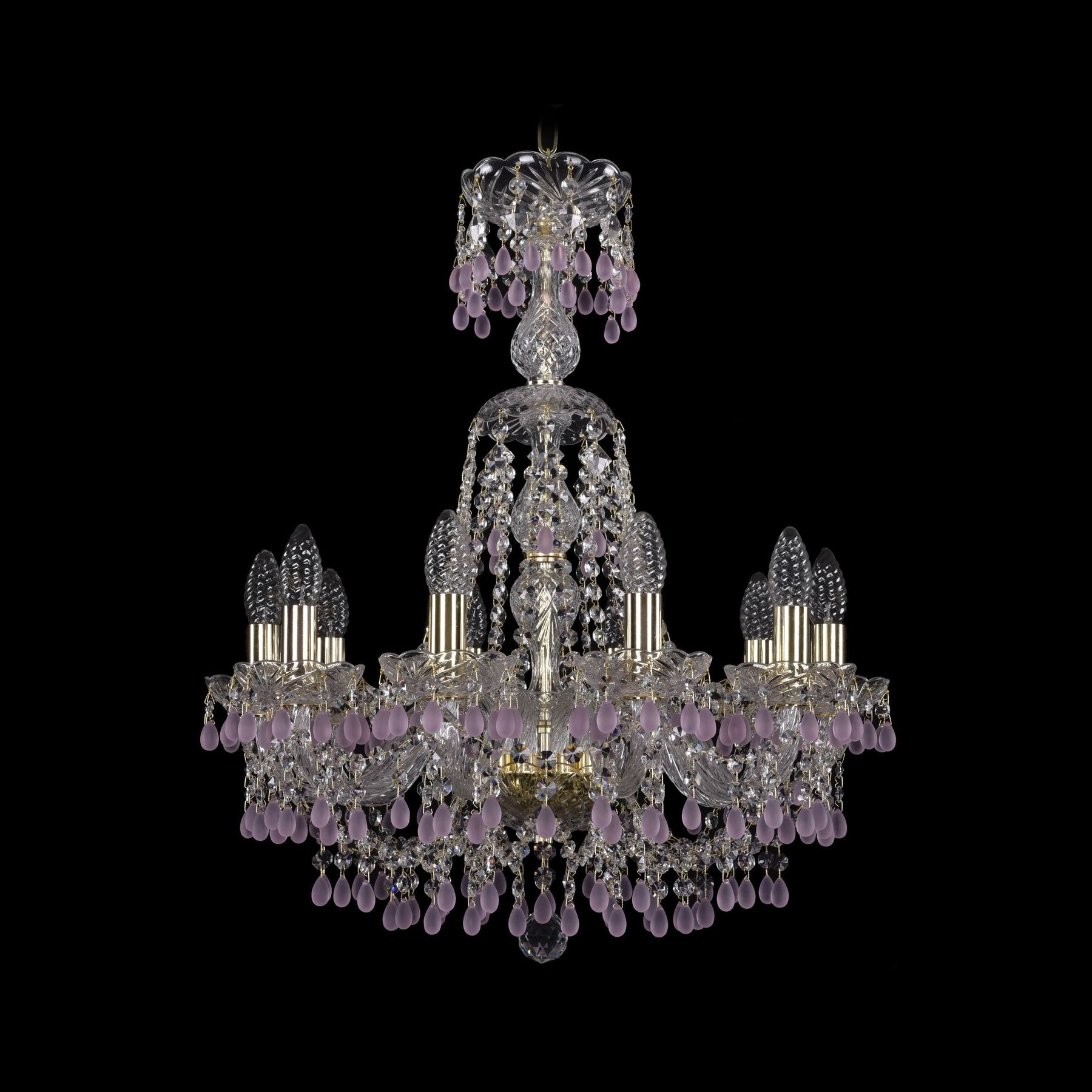 фото Хрустальная люстра 1410/10/195/xl-66 g v7010 bohemia ivele crystal