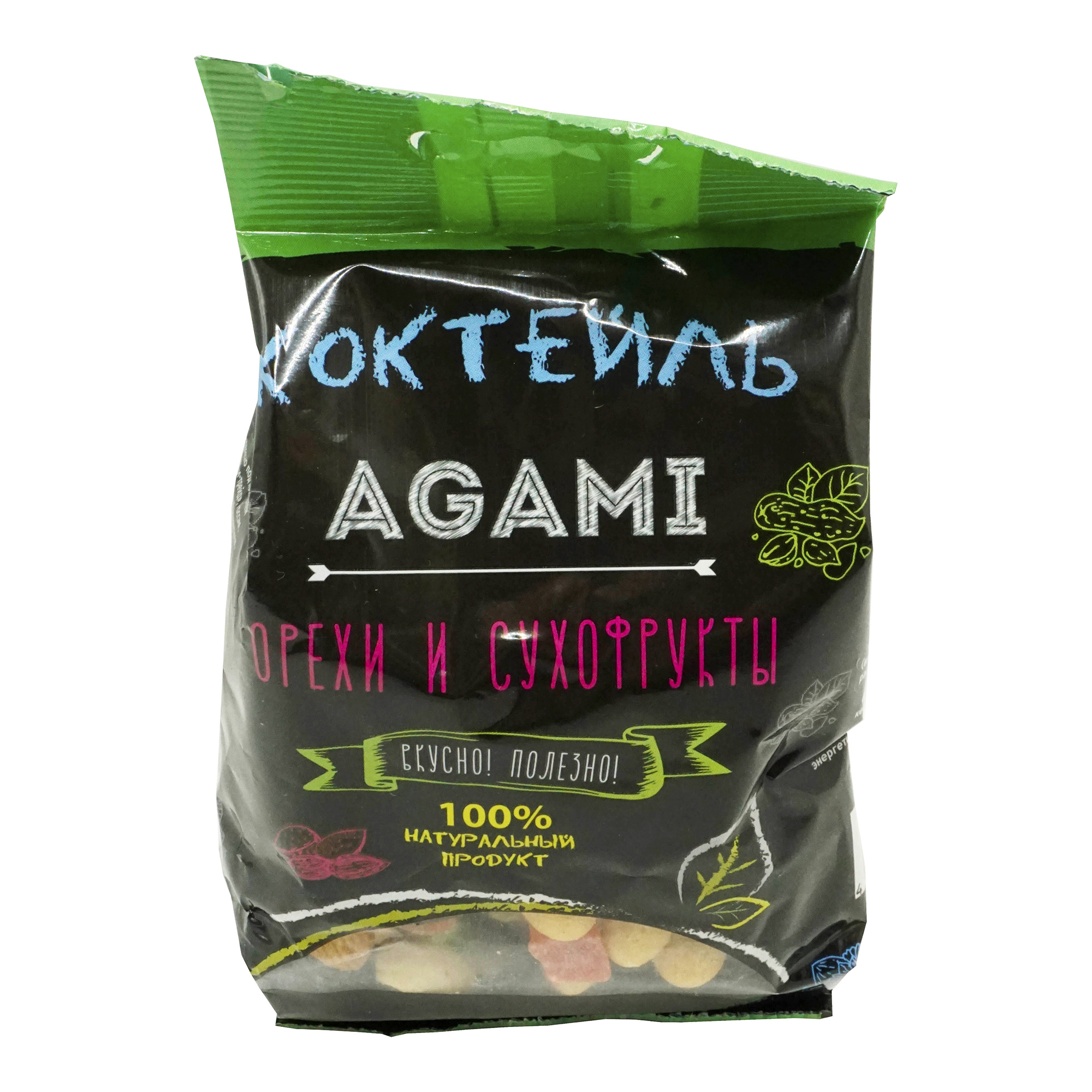 

Коктейль Agami орехи и сухофрукты 180 г