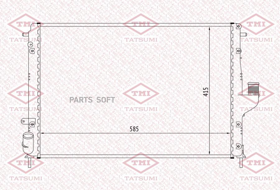 

Радиатор охлаждения Tatsumi tga1196