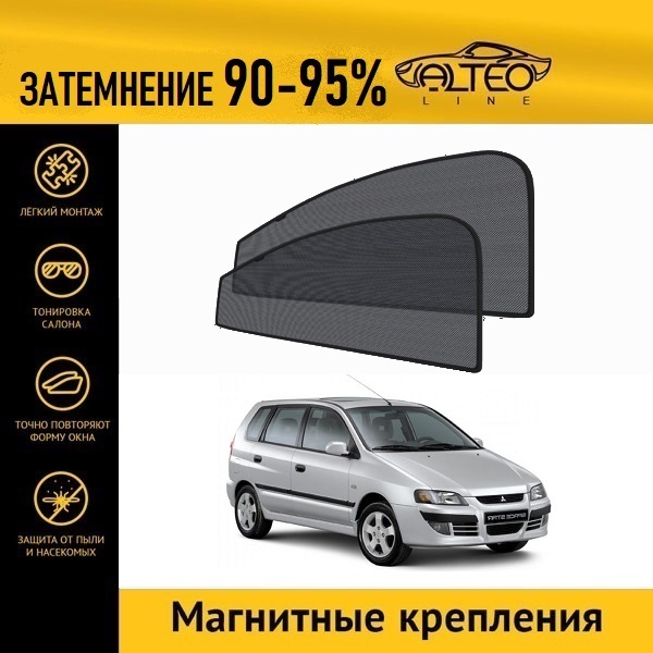 

Автошторки ALTEO на Mitsubishi Space Star 1 рестайлинг (2002-2005)