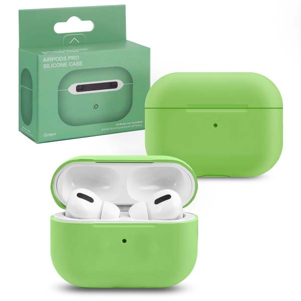 фото Чехол airpods pro silicone sky green nobrand