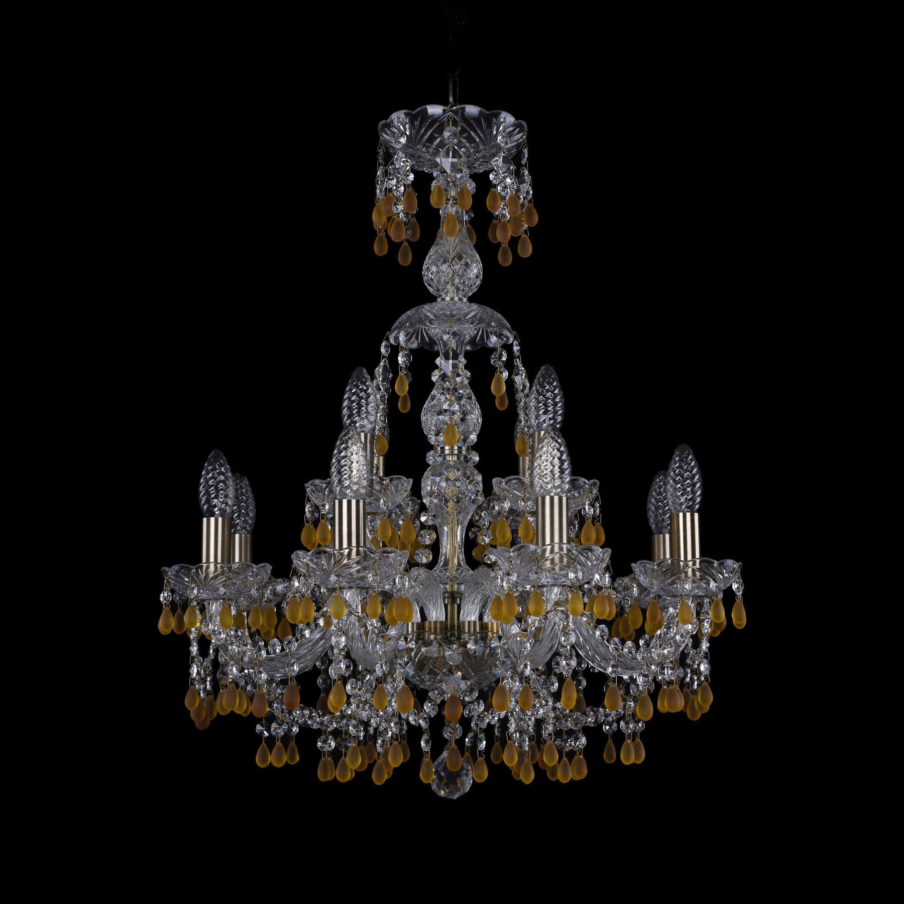 фото Хрустальная люстра 1410/8+4/195/xl-66 pa v1003 bohemia ivele crystal