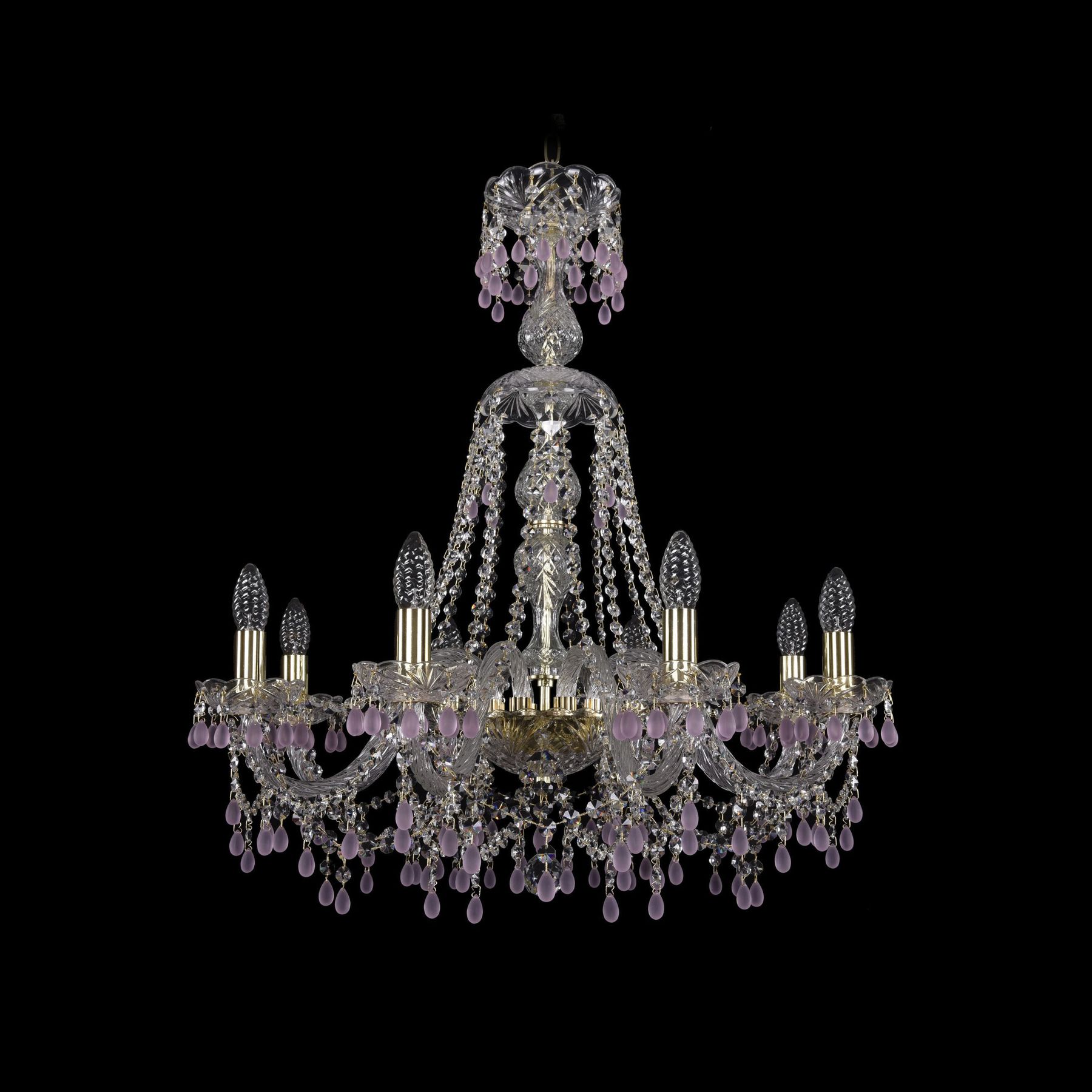фото Хрустальная люстра 1410/8/240/xl-74 g v7010 bohemia ivele crystal