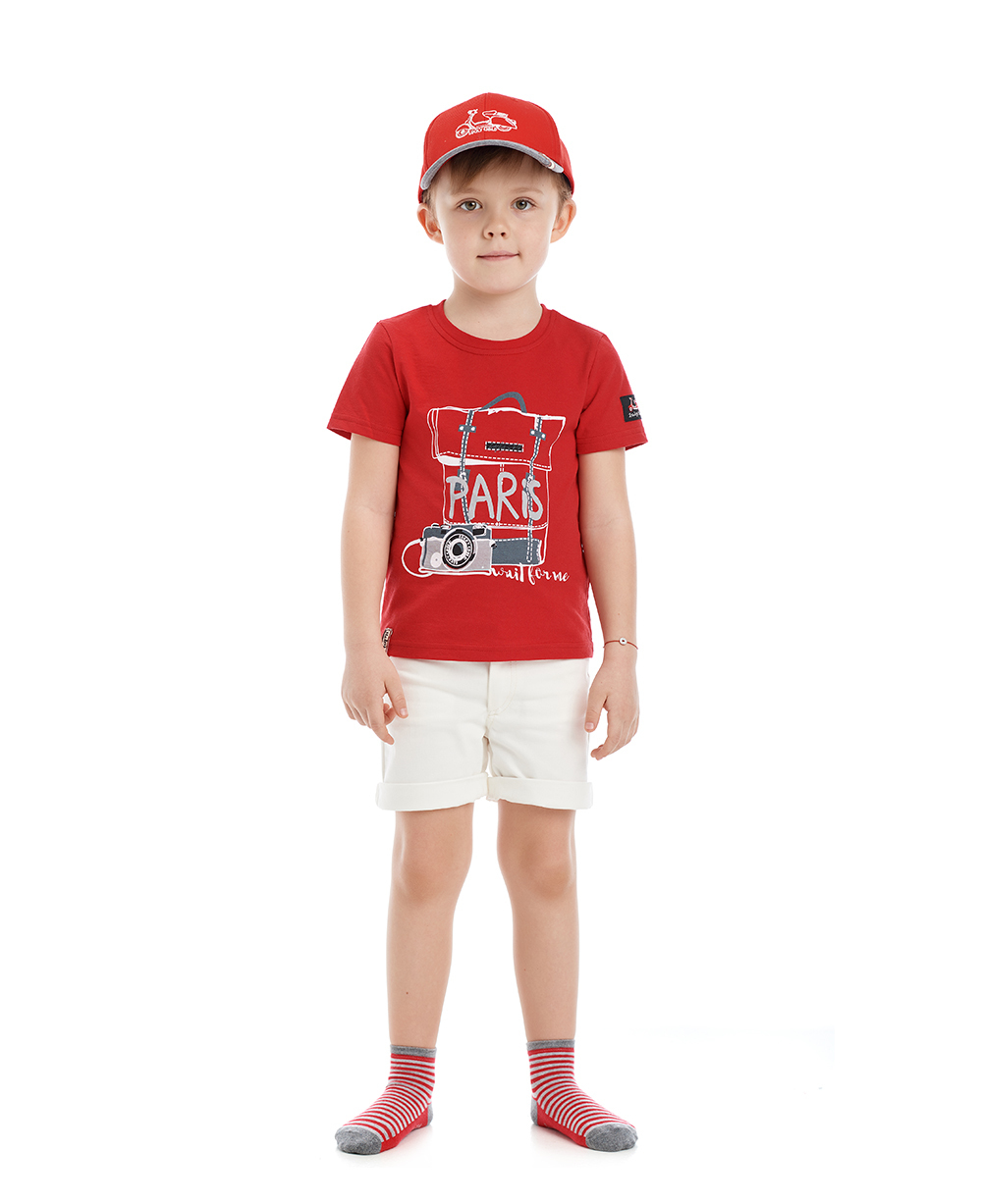 

Футболка для мальчиков Lucky Child 4326к цв. красный р. 92, 4326к