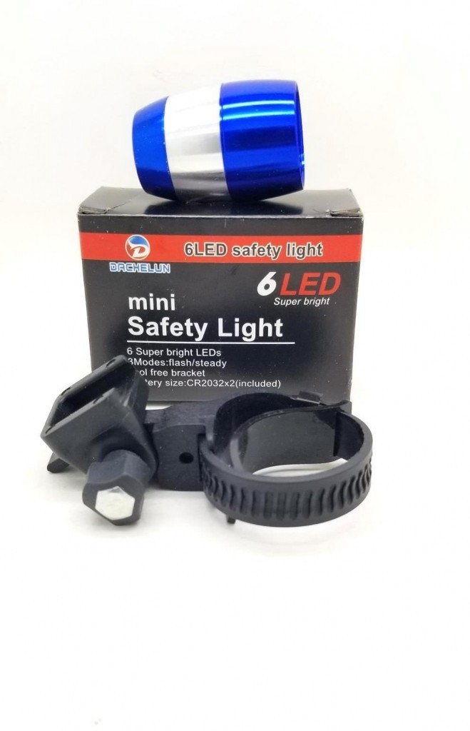 фото Мини-фонарь для велосипеда mini safety light dachelun 6 led ripoma