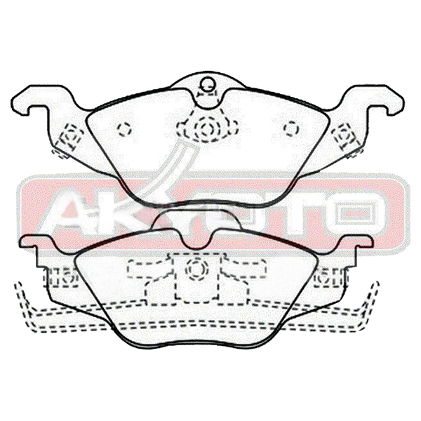 

Тормозные колодки Akyoto передние дисковые AKD-0189