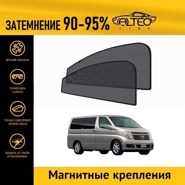 

Автошторки ALTEO на Nissan Elgrand 2 (E51) (2002-2004)