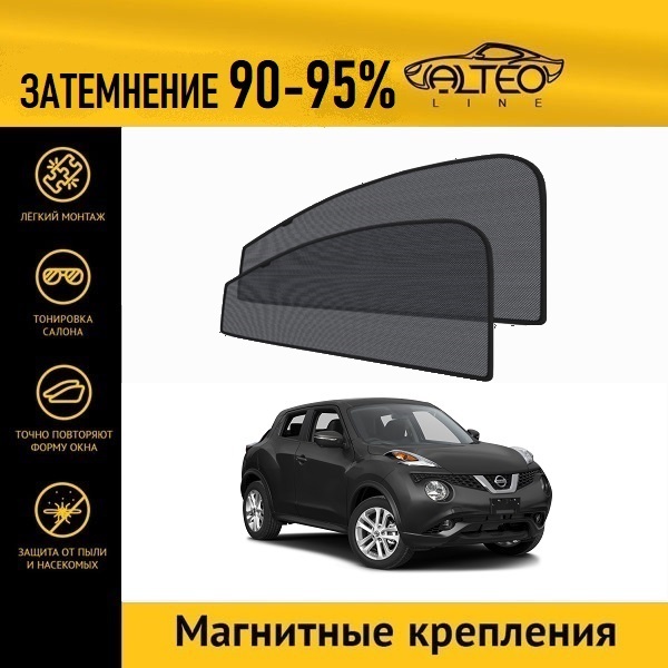 

Автошторки ALTEO на Nissan Juke 1 рестайлинг (YF15) (2014-2020)