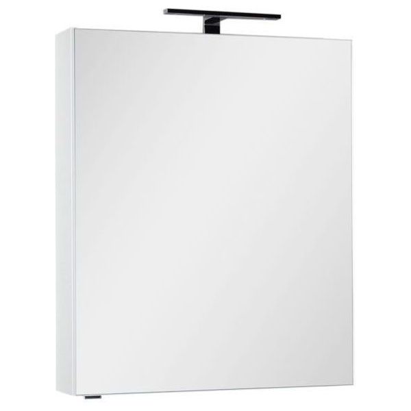 Зеркало-шкаф Aquanet Алвита 70 белый распашной шкаф палермо с ясень шимо светлый белый глянец с зеркалом 2300 мм