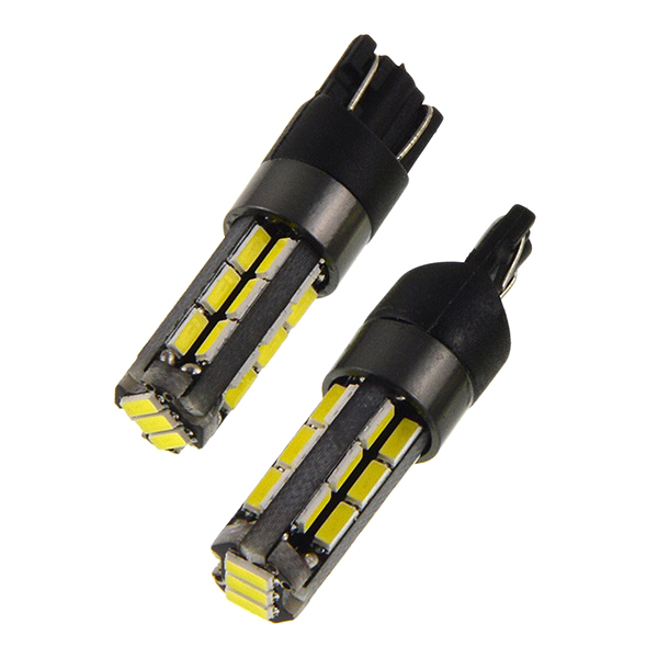 Лампа светодиодная T105 T10 (W2.1x9.5D) CANBUS 27SMD 4014, бл. 2 шт.(белый) AVS