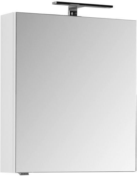 Зеркало-шкаф Aquanet Порто 60 белый распашной шкаф квадро дуб делано зеркало левый