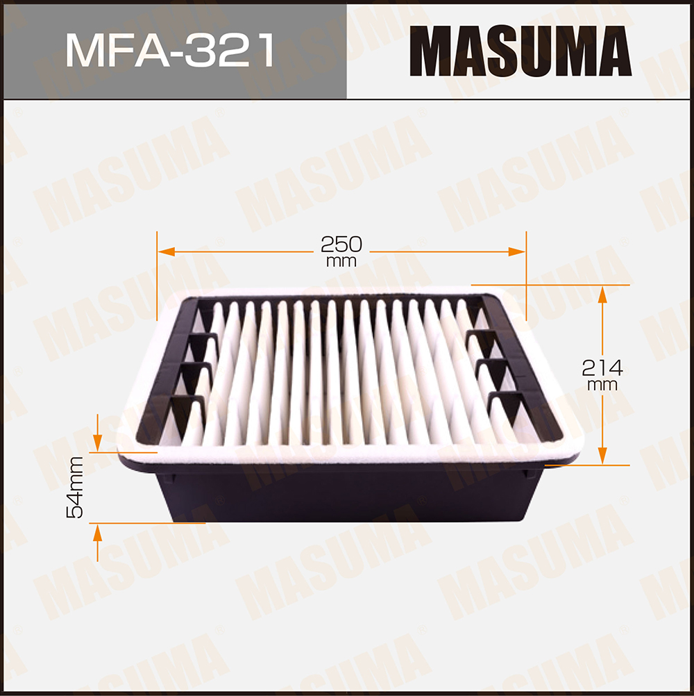 

Фильтр Воздушный Toyota Crown 99-, Celsior 00-06; Lexus Gs 97-05 (1/3uz-Fe) Masuma Masuma