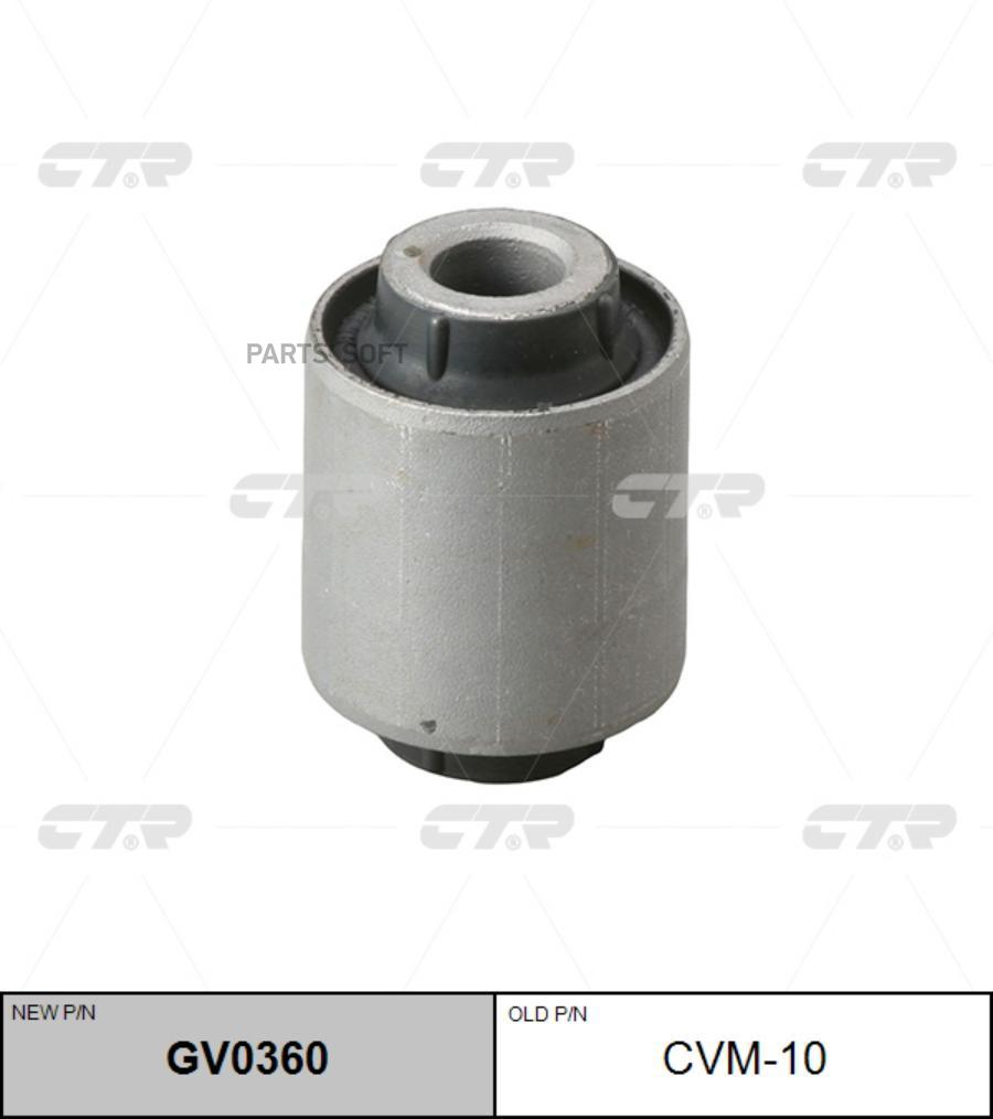 

CTR Сайлентблок маленький заднего поперечного рычага CTR GV0360