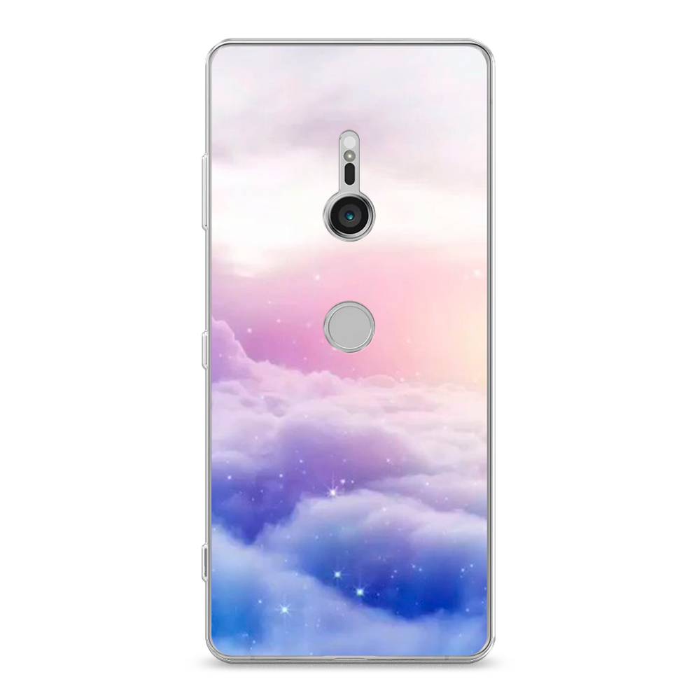 

Чехол для Sony Xperia XZ3 "Небеса", Голубой;белый;розовый, 53650-2