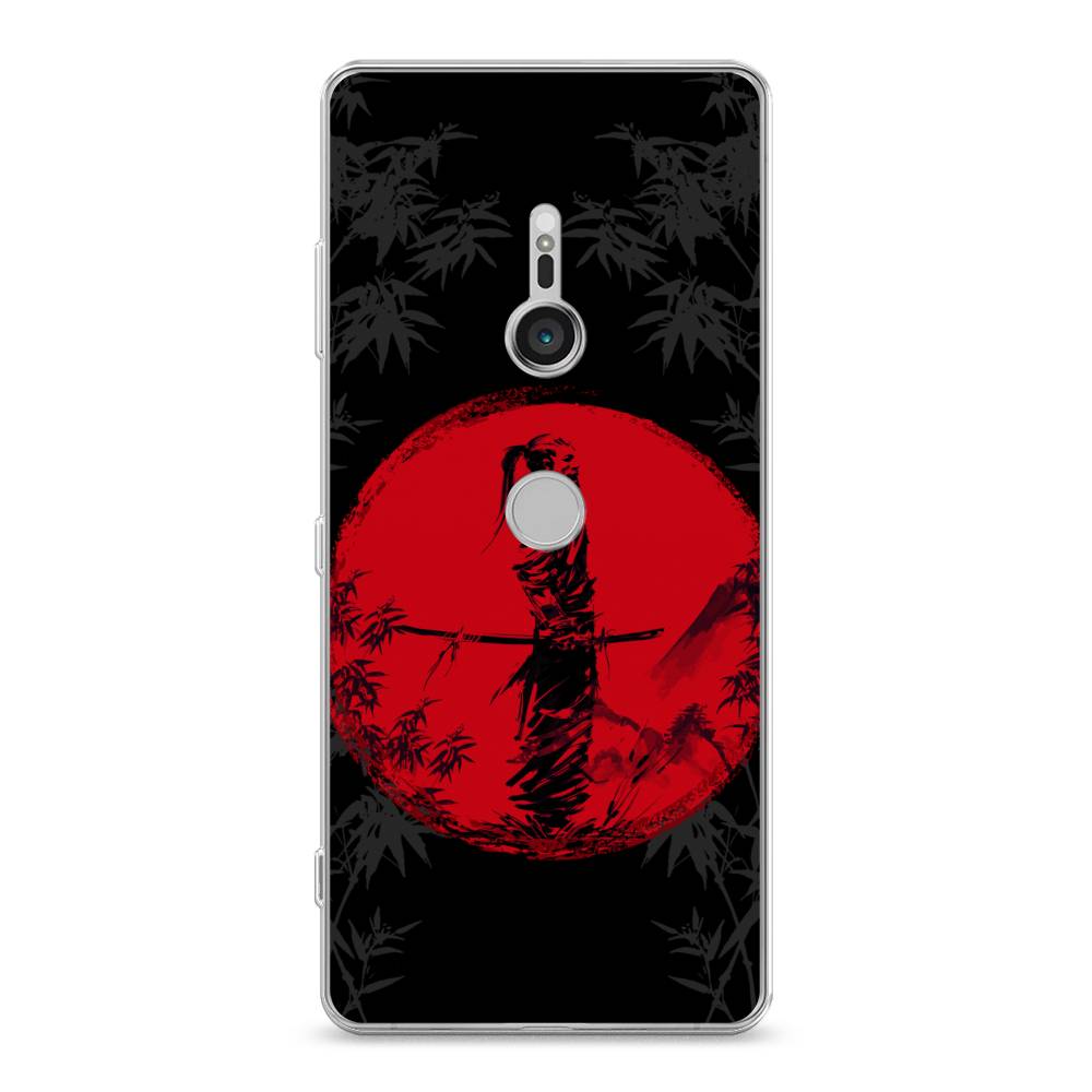 

Чехол для Sony Xperia XZ3 "Самурай на красном фоне", Черный;красный;серый, 53650-4