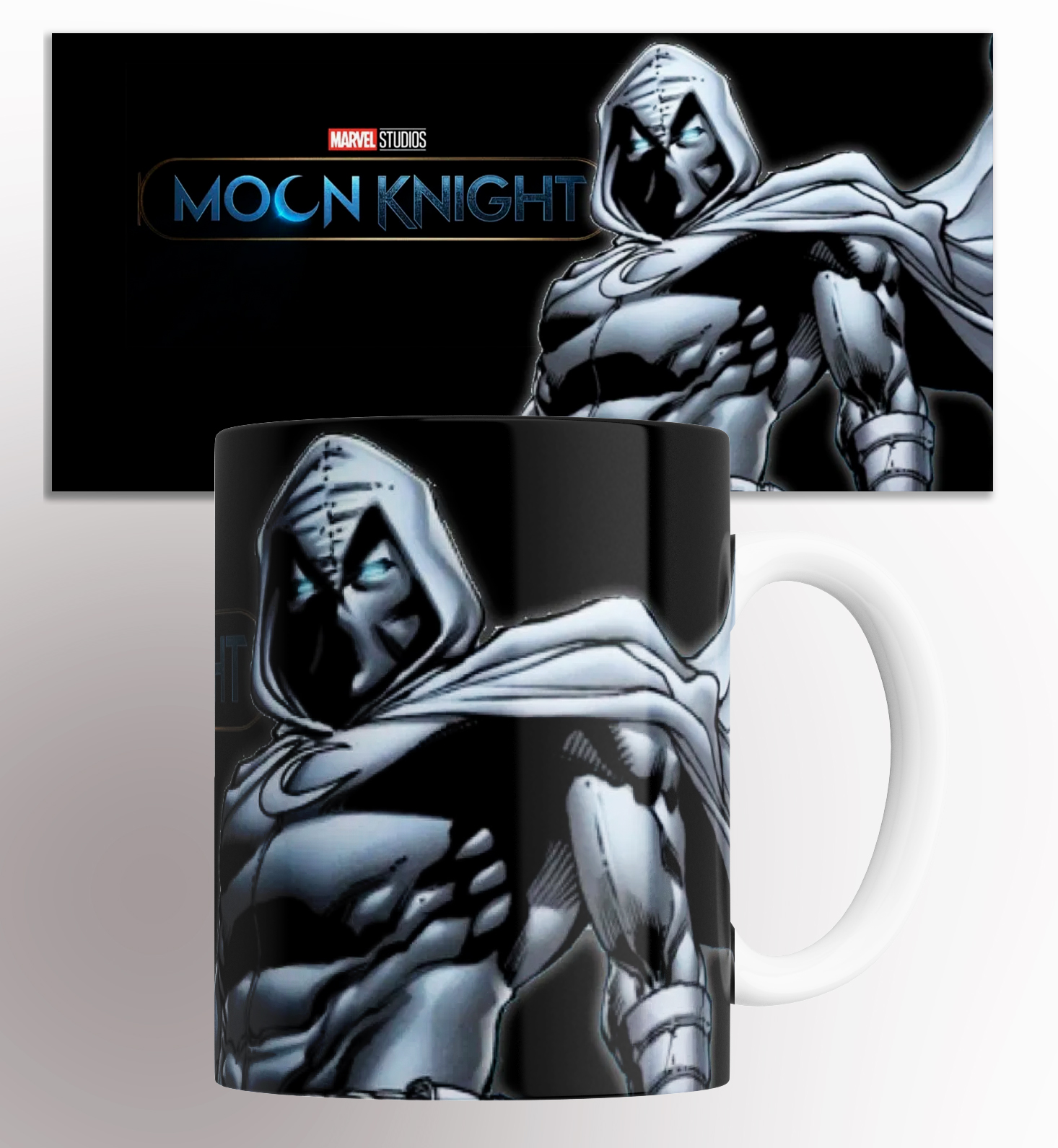 

Кружка с принтом лунный рыцарь moon knight 330 мл, Кружка с принтом Moon Knight/Лунный Рыцарь.330 мл