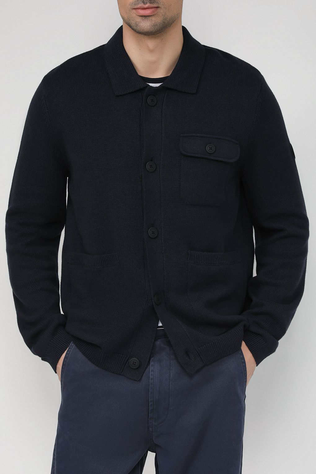 

Кардиган мужской LERROS 2385527 синий 2XL, 2385527