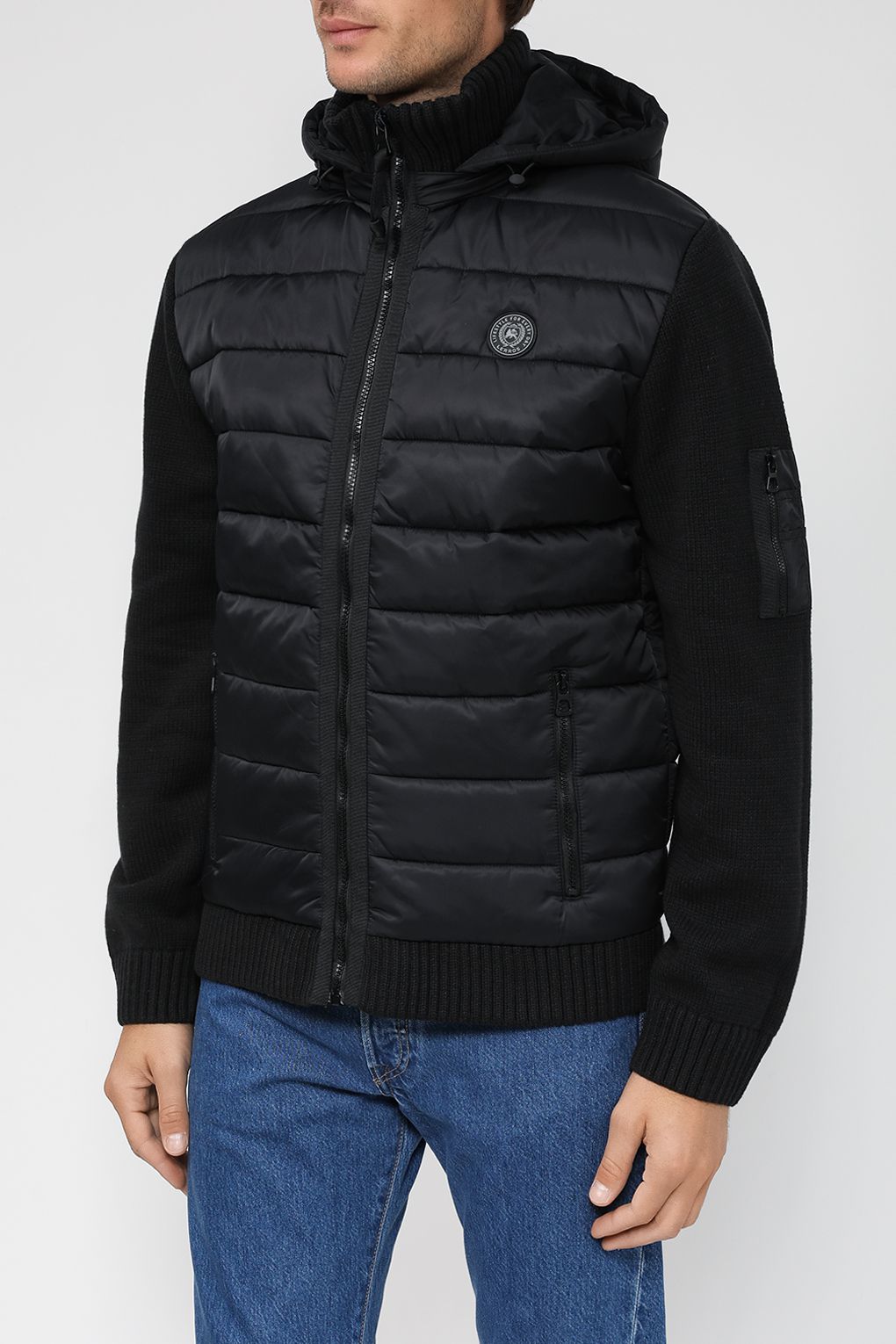 

Куртка мужская LERROS 2387045 черная 2XL, Черный, 2387045