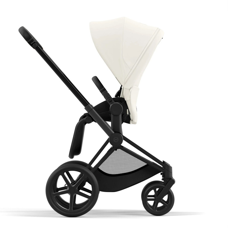 Коляска прогулочная, шасси Cybex Priam-4-mix-р, OffWhite СР4-Р-MattBlack-OffWhite