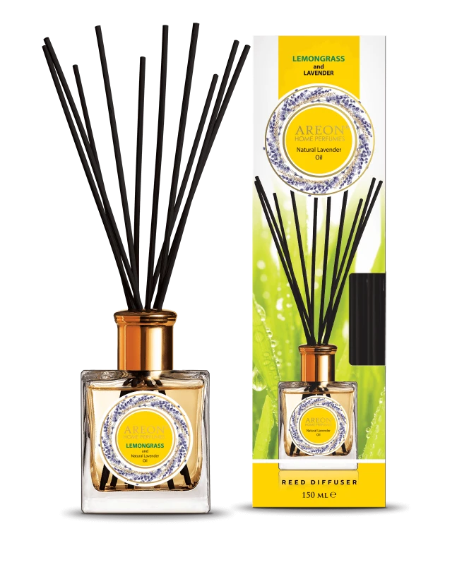 

Диффузор для дома ароматический AREON Natural Lavender Oil Lemongrass& lavender Oil,150 мл