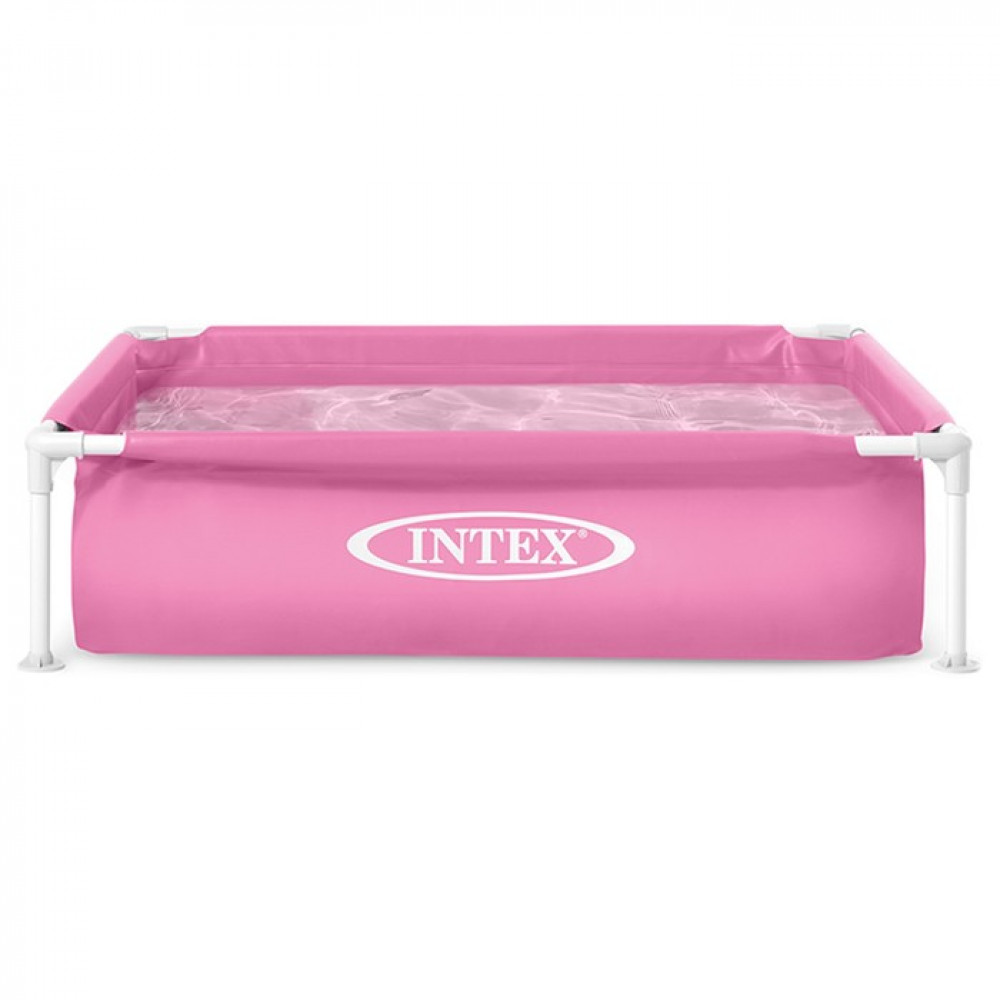 Детский каркасный бассейн Intex 57172NP 122х122х30см розовый шкатулка кожзам для украшений элегия квадратная розовый 5х10х10 см