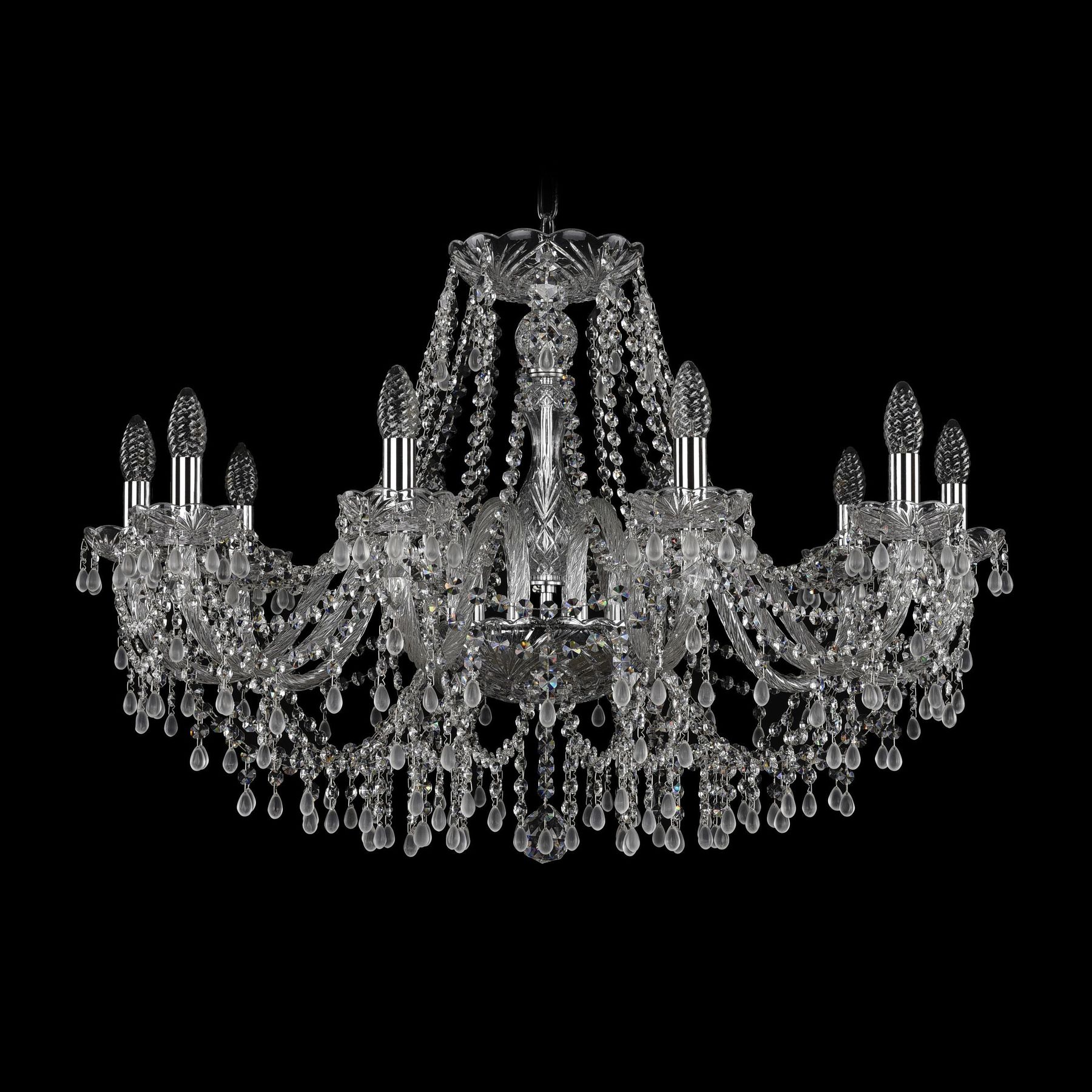 фото Хрустальная люстра 1410/10/300 ni v0300 bohemia ivele crystal
