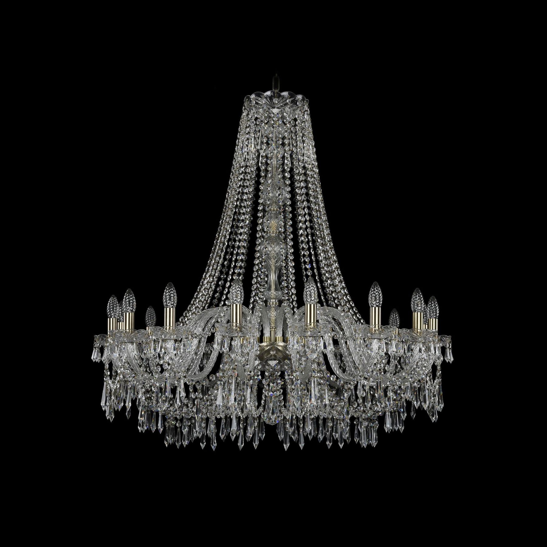 фото Хрустальная люстра 1403/16/360/h-100 pa bohemia ivele crystal