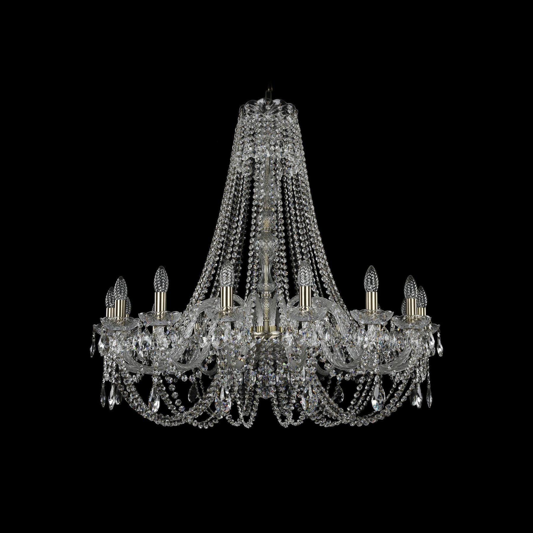 фото Хрустальная люстра 1406/16/360/h-97 pa bohemia ivele crystal