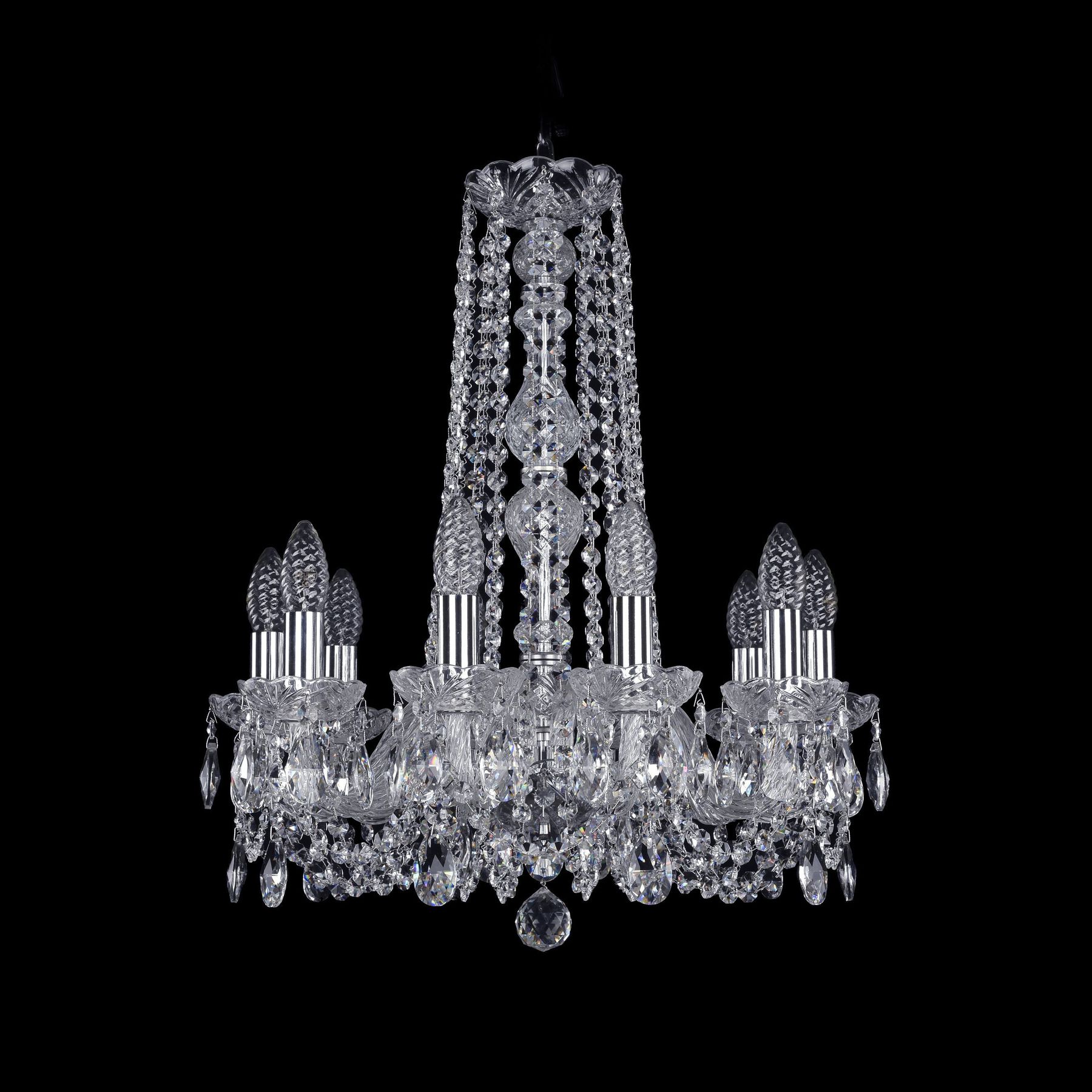 фото Хрустальная люстра 1402/10/160/h-59 ni bohemia ivele crystal