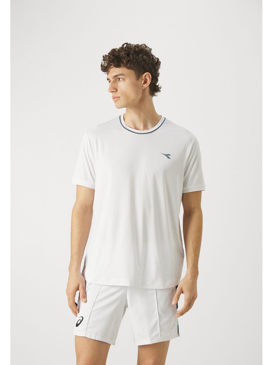 

Футболка мужская Diadora D2942D02D белая XL, Белый, D2942D02D