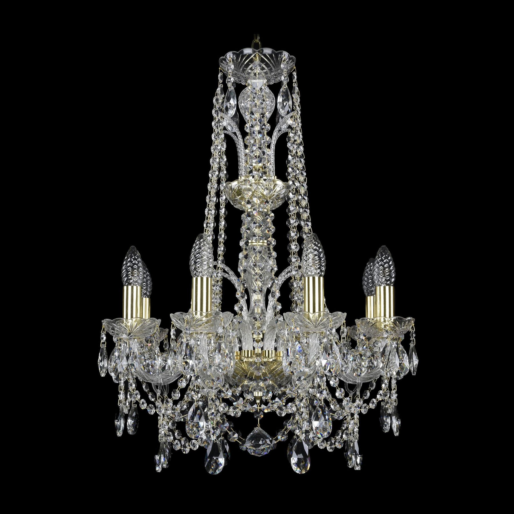фото Хрустальная люстра 1411/8/160/xl-65 g bohemia ivele crystal