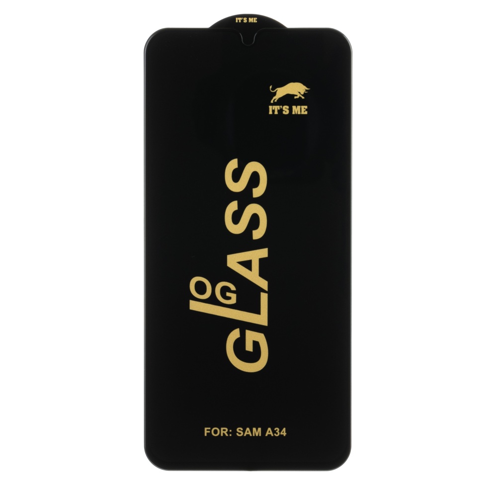 Стекло защитное Samsung A34 OG Glass, чёрное