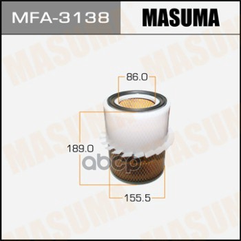 фото Фильтр воздушный mitsubishi pajero 91-, l200 96-07; isuzu masuma masuma арт. mfa3138