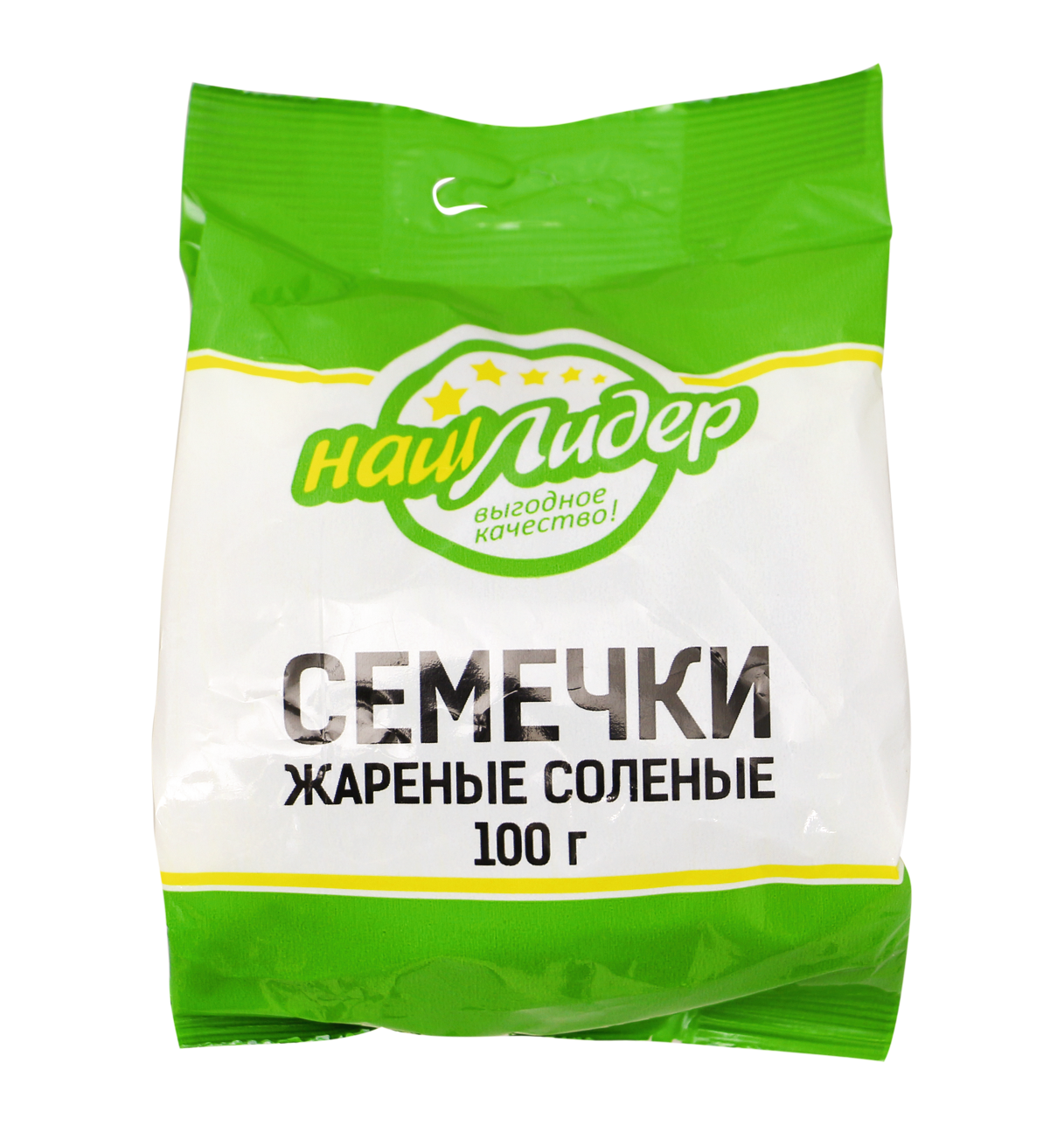 

Семечки Наш Лидер жареные соленые 100 г