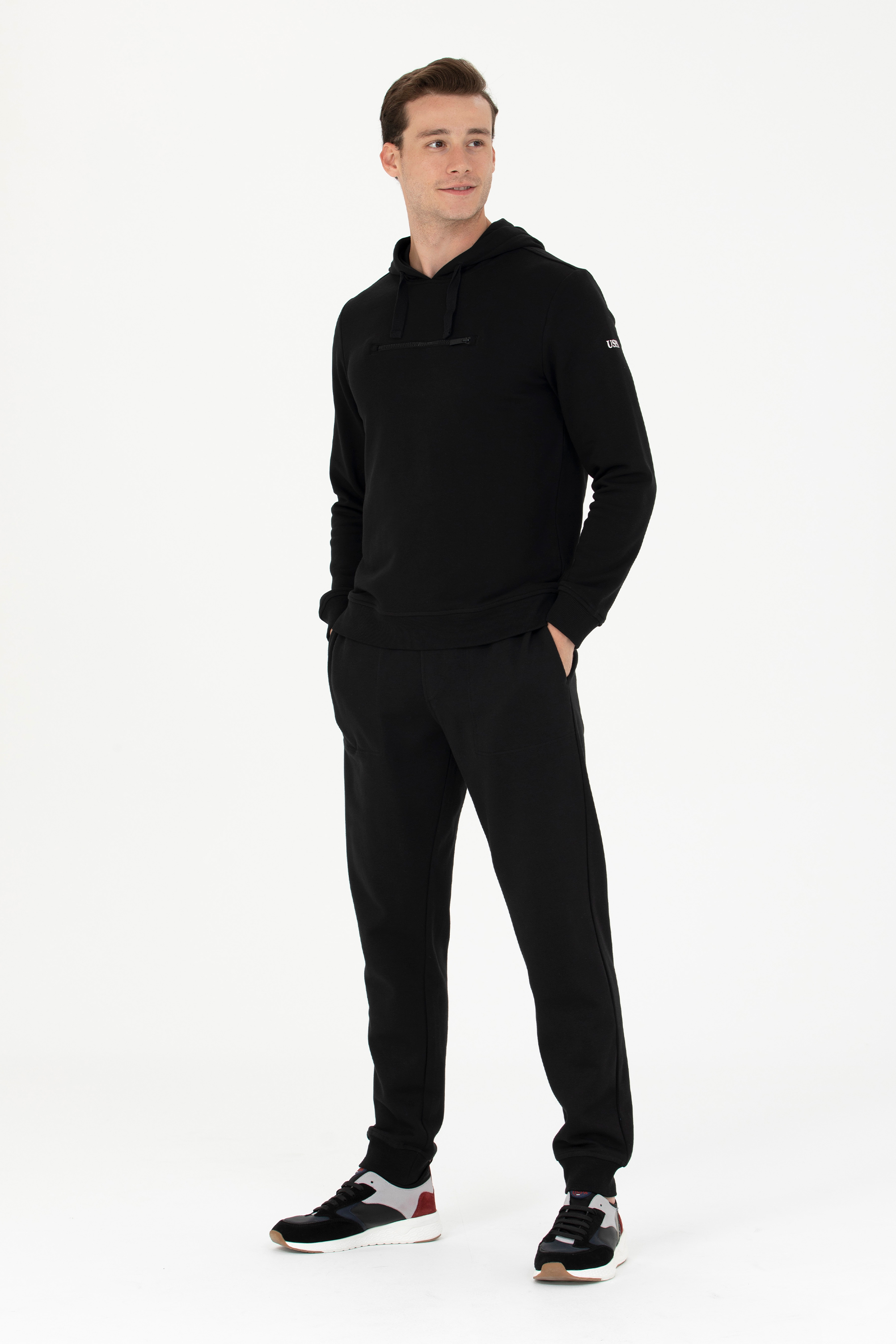 Спортивные брюки мужские US Polo G081SZ0OP0HOWES-E черные L