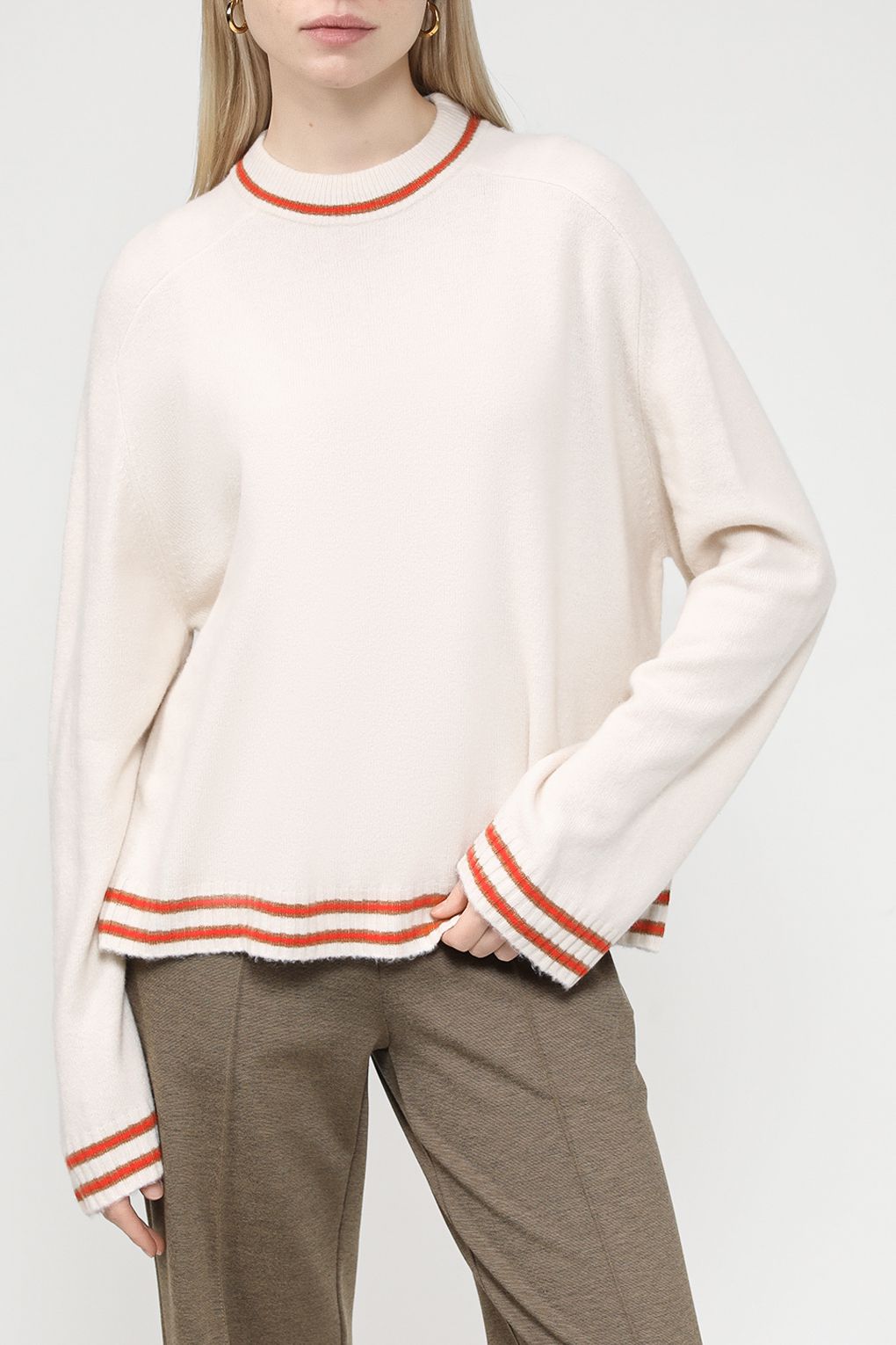 

Джемпер женский Esprit Casual 093EE1I326 бежевый L, 093EE1I326