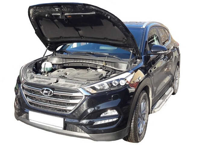 Амортизатор (упор) капота на Hyundai Tucson 12-08(с 2015 по 2021 г.в.)Autoinnovation