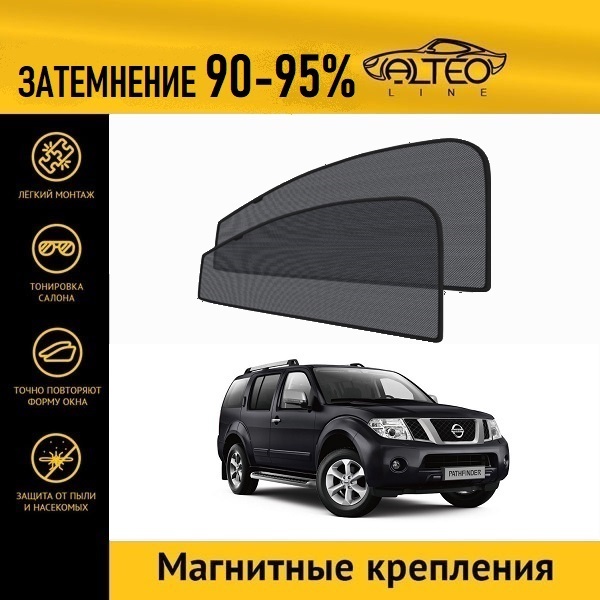 

Автошторки ALTEO на Nissan Pathfinder 3 (R51) (2004-2014)