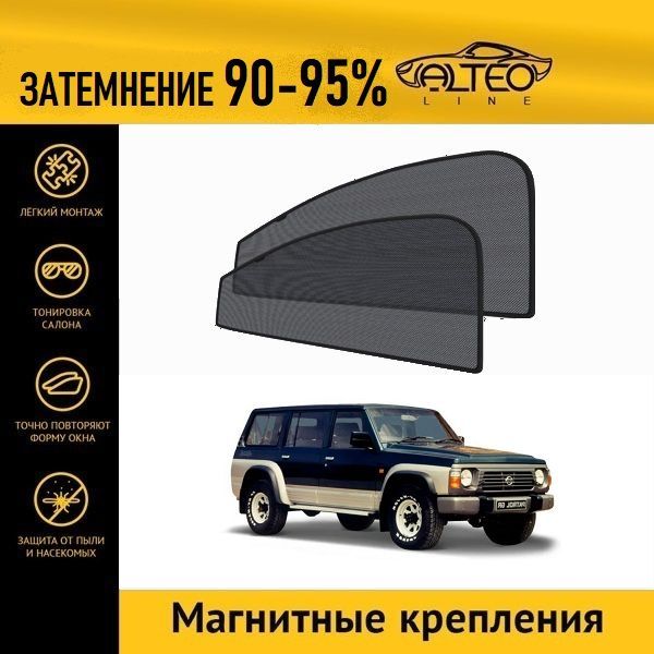 

Автошторки ALTEO на Nissan Patrol 4 (Y60) (1987-1997)