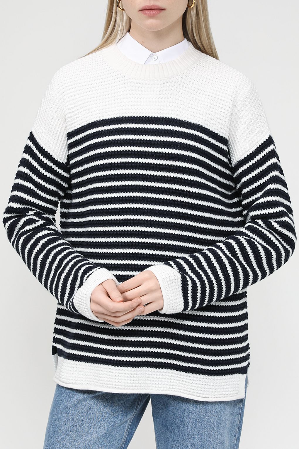 

Джемпер женский Esprit Casual 993EE1I333 белый M, 993EE1I333