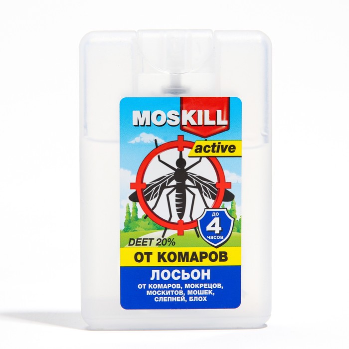 фото Лосьон-спрей от комаров "москилл" актив, 20 мл