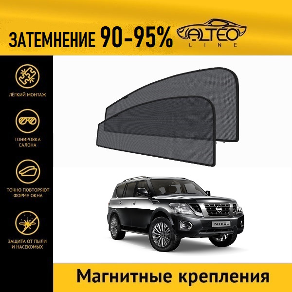 

Автошторки ALTEO на Nissan Patrol 6 рестайлинг (Y62) (2014-2017)