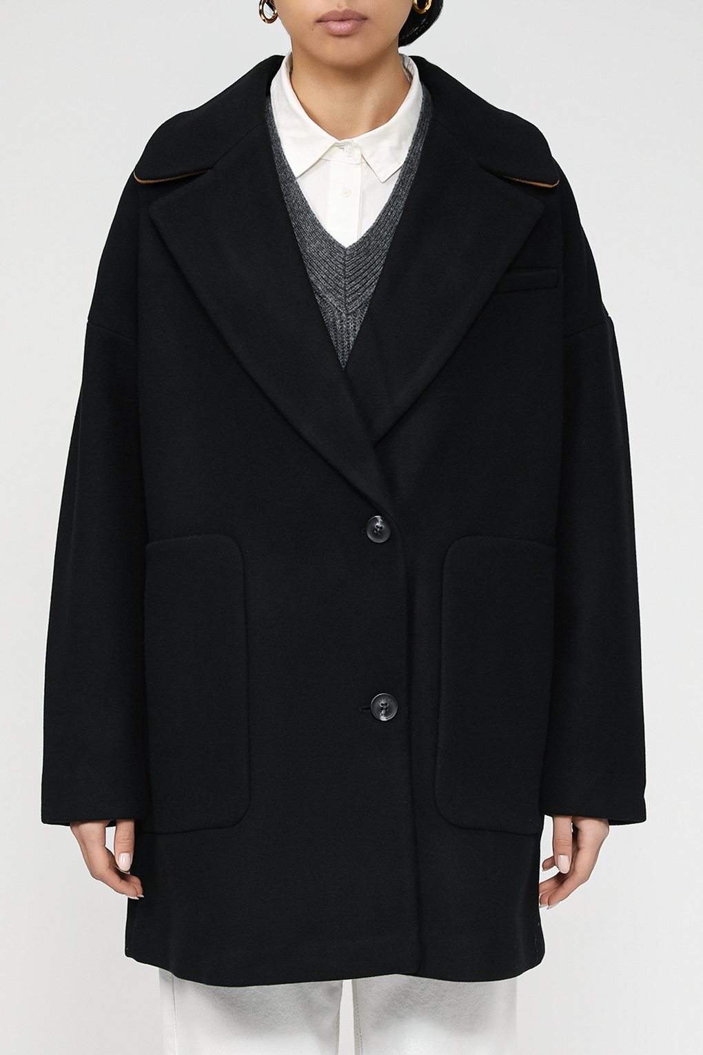 

Пальто женское Esprit Casual 083EE1G362 черное XS, Черный, 083EE1G362