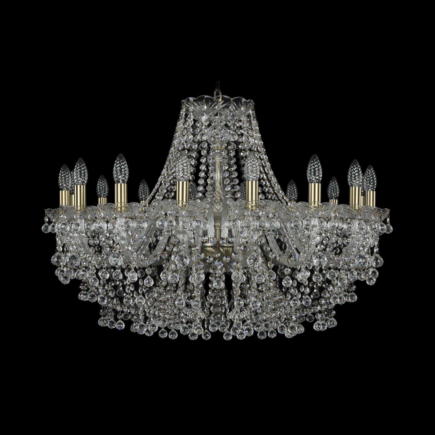 

Хрустальная люстра 1409/16/300 Pa Bohemia Ivele Crystal, 1409/16/300 Pa