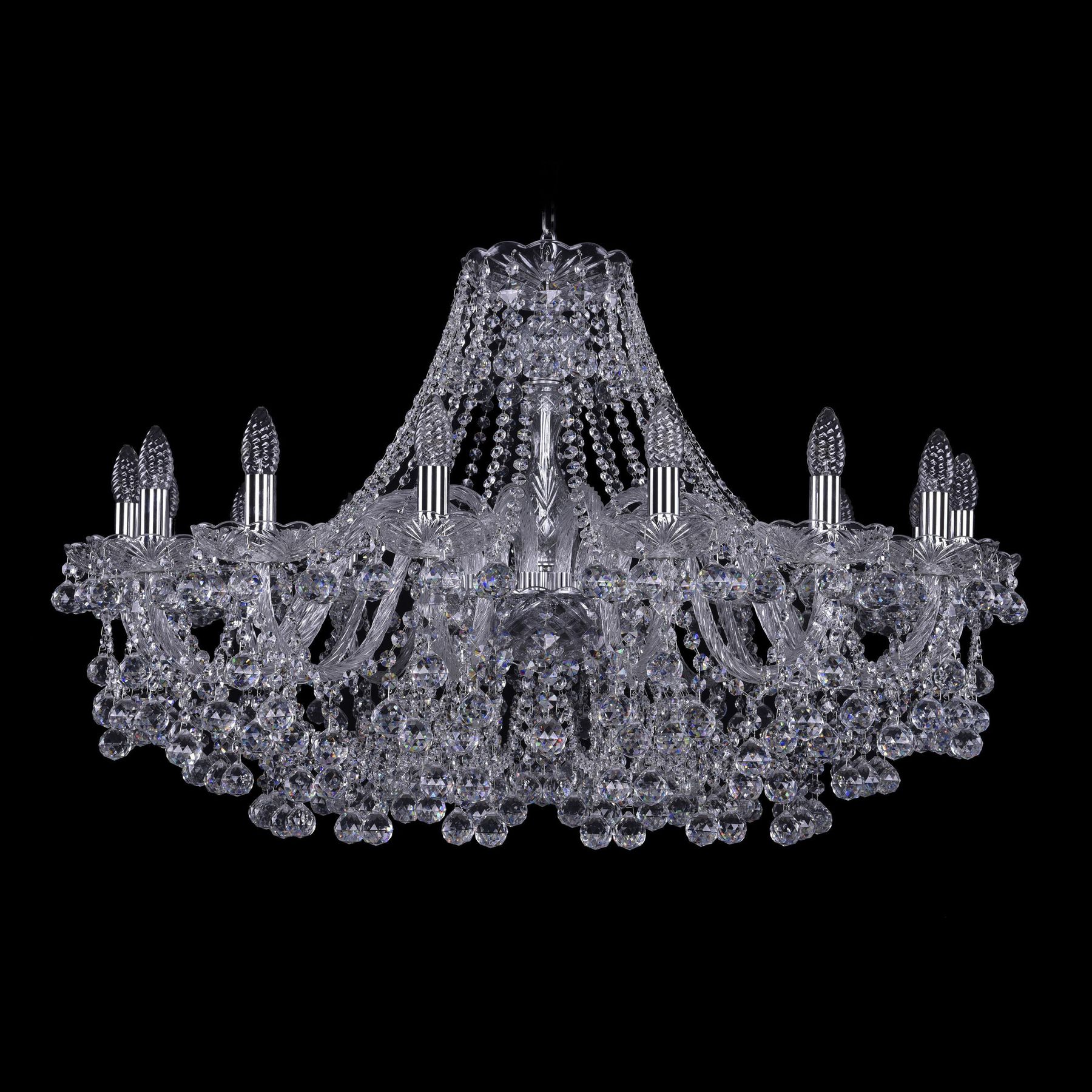 фото Хрустальная люстра 1409/16/360 ni bohemia ivele crystal