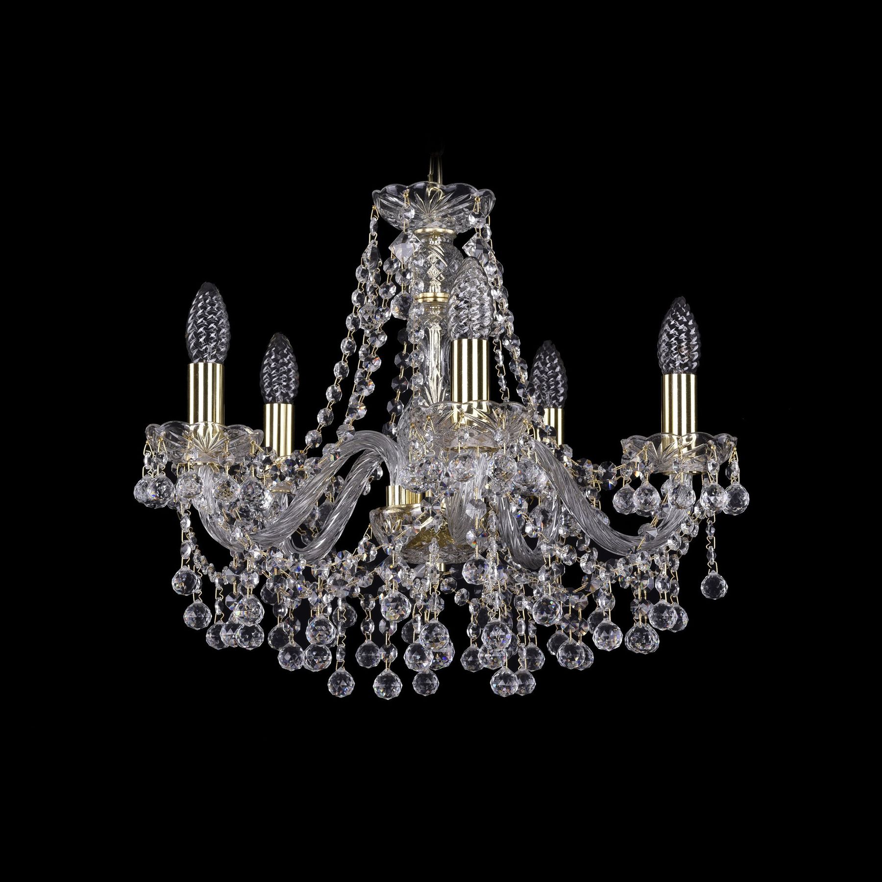 фото Хрустальная люстра 1409/5/160 g bohemia ivele crystal