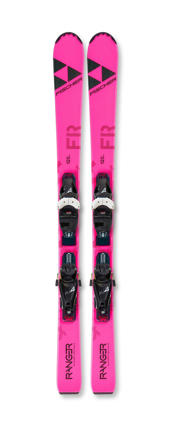 Детские горные лыжи с креплением FISCHER Ranger FR JR + FJ4 AC SLR Pink (70 см)