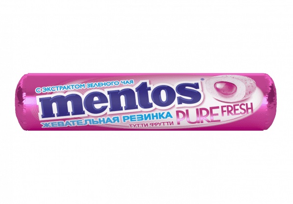 Жевательная резинка Mentos Pure Fresh Тутти-фрутти 15,5 г