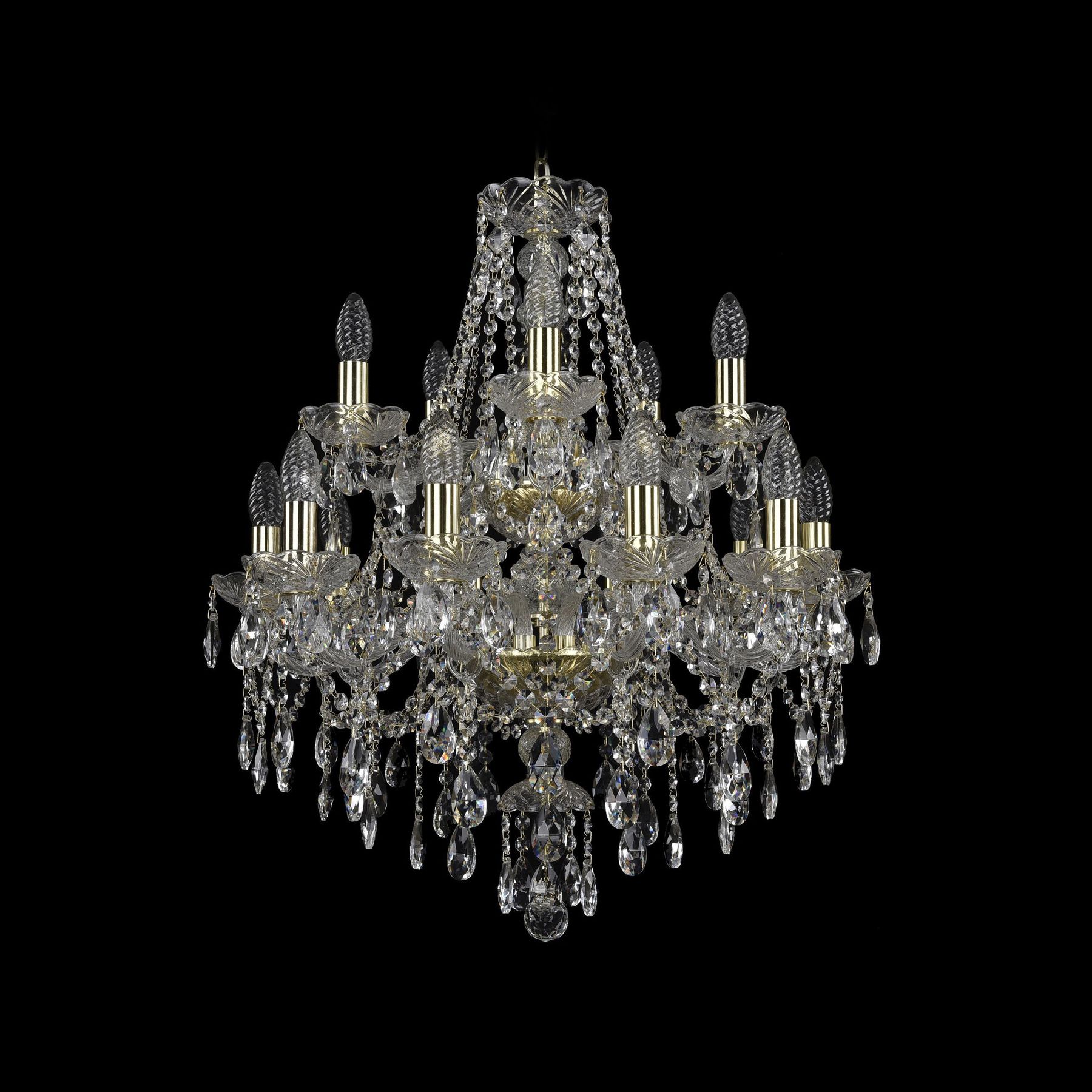 

Хрустальная люстра 1415/10+5/200/2d G Bohemia Ivele Crystal, 1415/10+5/200/2d G