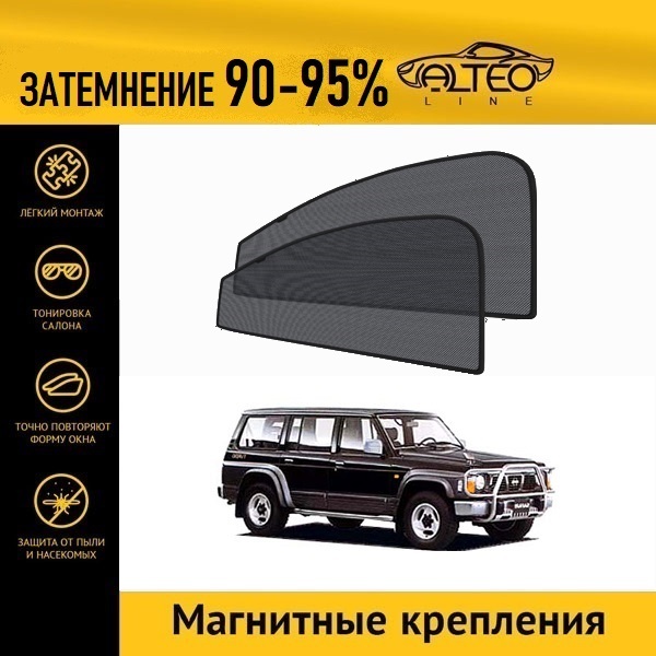 

Автошторки ALTEO на Nissan Safari (Y60) (1987-1997)